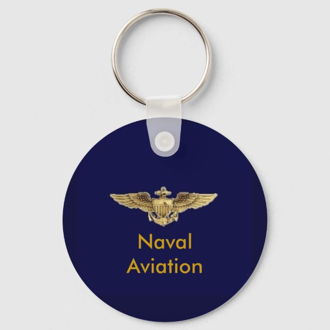 Naval Aviator Wings, NavalAviation Key Ring (Front)