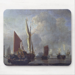 Naval Battle Mouse Pad