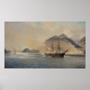 Naval Battle of the Strait of Shimonoseki Poster