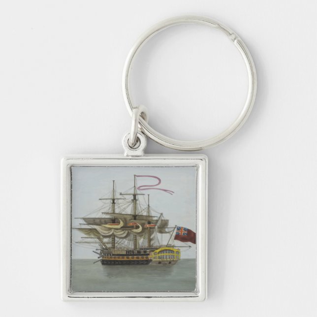 Naval battleship key ring (Front)