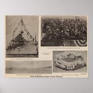 Naval, educational triumphs, Seattle, Wash Poster