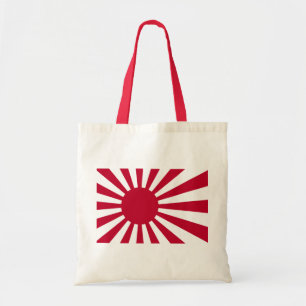 Naval Ensign of Japan - Japanese Rising Sun Flag Tote Bag