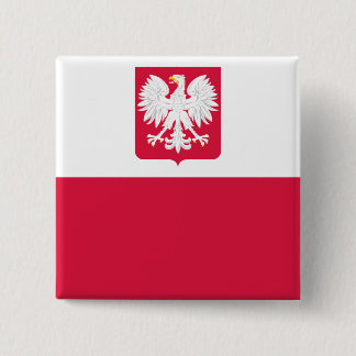 Naval Ensign Of Prl, Poland flag 15 Cm Square Badge