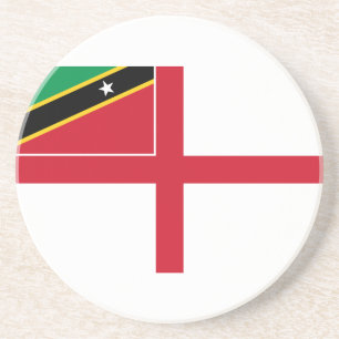 Naval Ensign Of Saint Kitts And Nevis, Russia Coaster