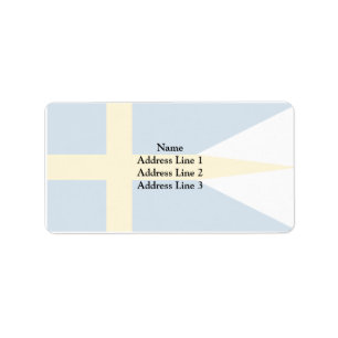Naval Ensign Of Sweden, Sweden Label