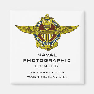 NAVAL PHOTOGRAPHIC CENTER (Colour) Magnet