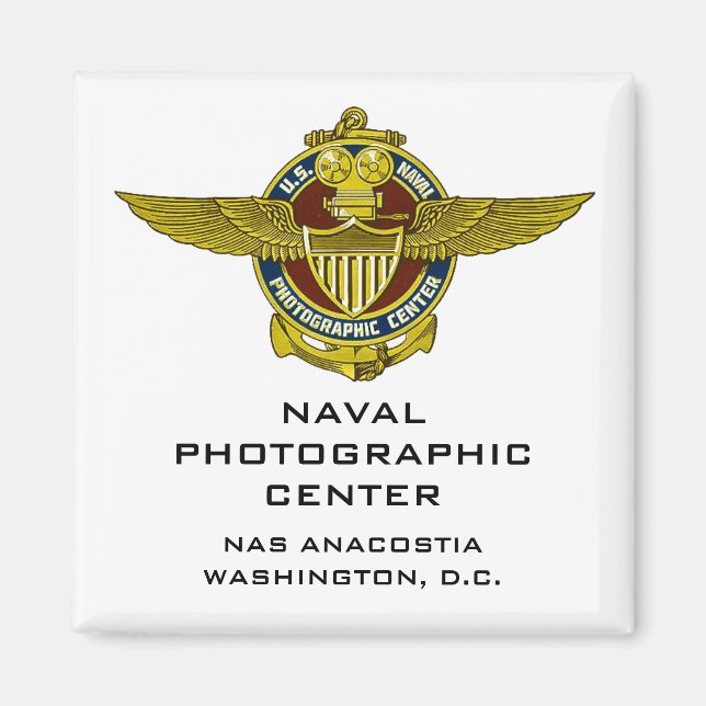 NAVAL PHOTOGRAPHIC CENTER (Colour)  Magnet (Front)