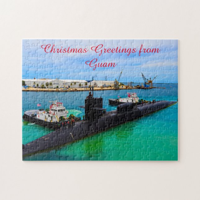Naval Submarine Guam.  Jigsaw Puzzle (Horizontal)