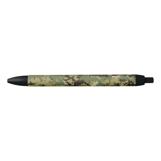 Naval Woodland Camouflage Black Ink Pen (Front)
