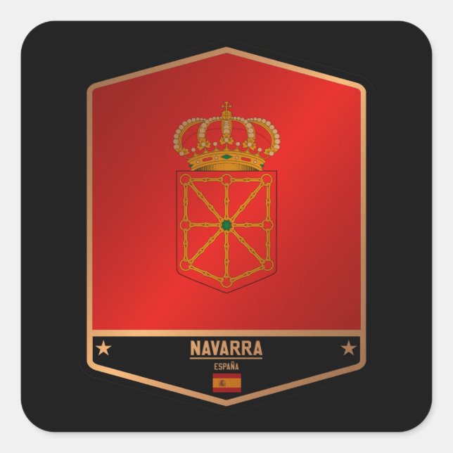 Navarra Square Sticker (Front)