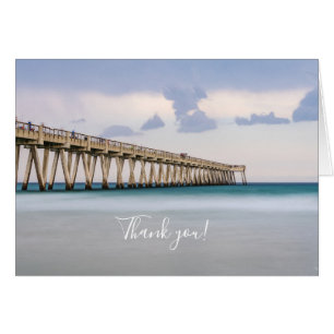 Navarre Beach Fishing Pier Thank you Card