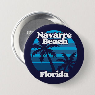 Navarre Beach Florida 7.5 Cm Round Badge