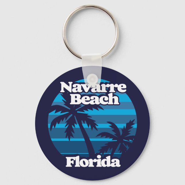 Navarre Beach Florida Key Ring (Front)