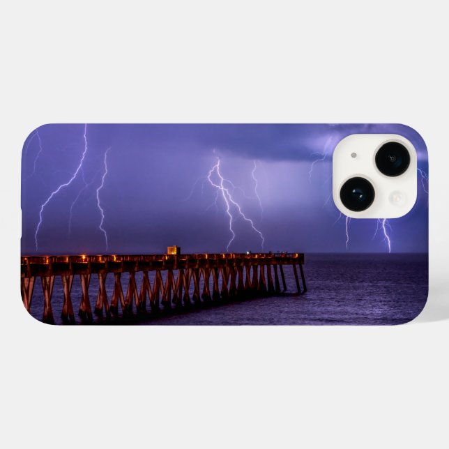 Navarre Florida Lightning Storm Case-Mate iPhone Case (Back (Horizontal))