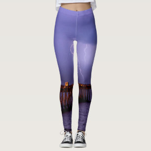 Navarre Florida Lightning Storm Leggings