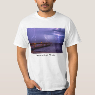 Navarre Florida Lightning Storm T-shirt