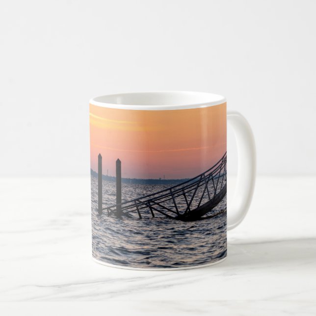 Navarre Florida Santa Rosa Sunrise Coffee Mug (Front Right)