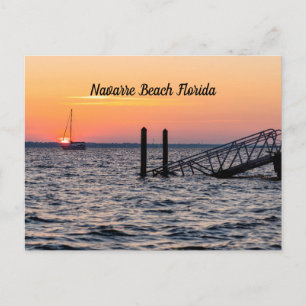 Navarre Florida Santa Rosa Sunrise Postcard