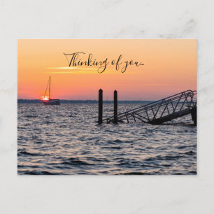 Navarre Florida Santa Rosa Sunrise Thinking Of You Postcard