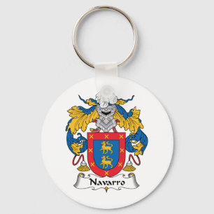 Navarro Family Crest Key Ring