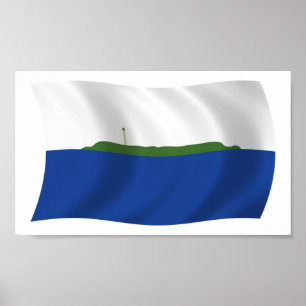 Navassa Island Flag Poster Print