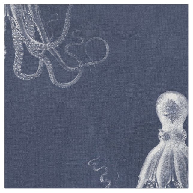 Navel Octopus Fabric (Close Up)