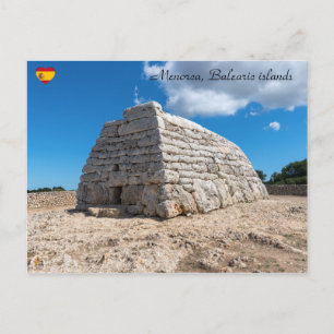 Naveta des Tudons, Prehistoric Tomb - Menorca Postcard
