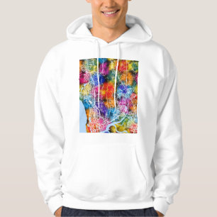 Navi Mumbai Maharashtra City Map Hoodie