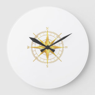 Navigating Life's Journey Large Clock