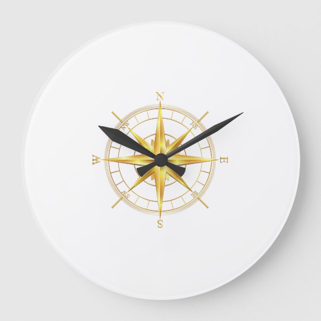 Navigating Life's Journey Large Clock (Front)