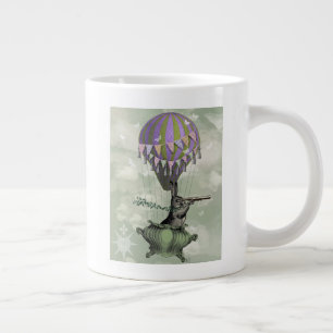 Navigating Rabbit Large Coffee Mug
