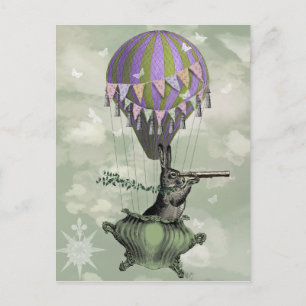 Navigating Rabbit Postcard