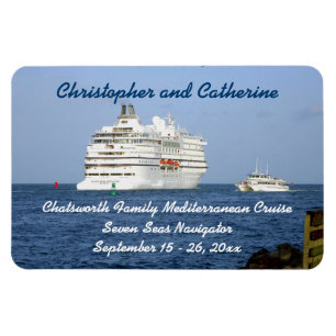 Navigating the Seas Stateroom Door Marker Magnet