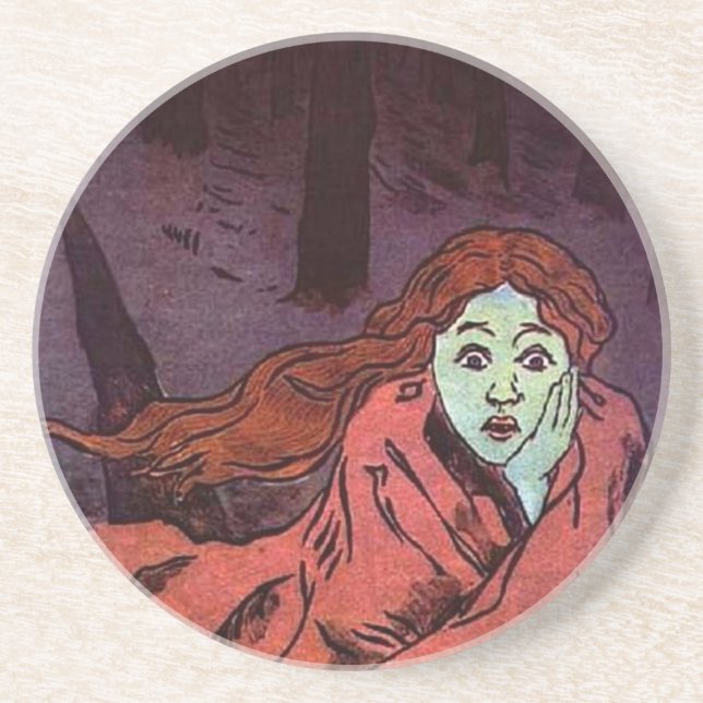 Navigating Trauma Face Of Fear Coaster (Front)