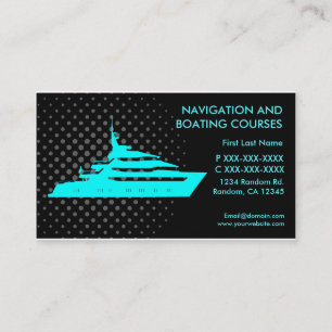 Navigation boating courses custom business cards