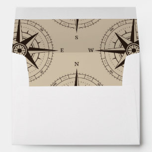 Navigation Compass Pattern Envelope