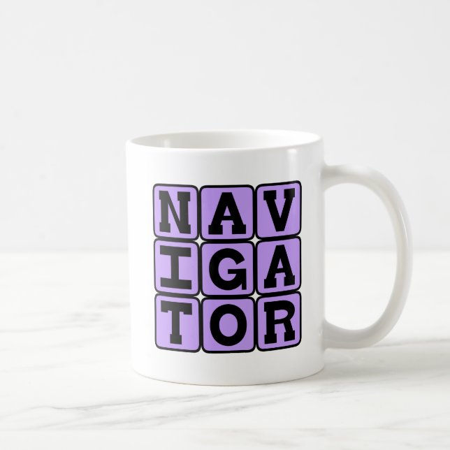 Navigator, Map Master Coffee Mug (Right)