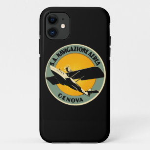 Navigazione Aerea ~ Genova iPhone 11 Case