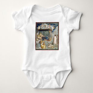 Navitity (Birth of Jesus Christ) (by Giotto) Baby Bodysuit