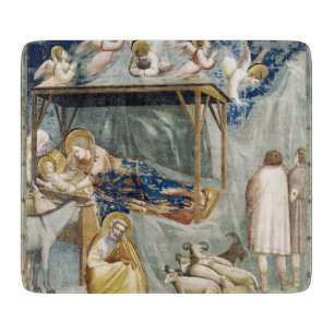 Navitity (Birth of Jesus Christ) (by Giotto) Cutting Board