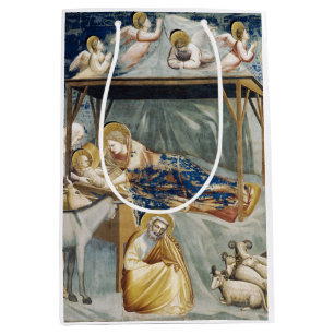 Navitity (Birth of Jesus Christ) (by Giotto) Medium Gift Bag