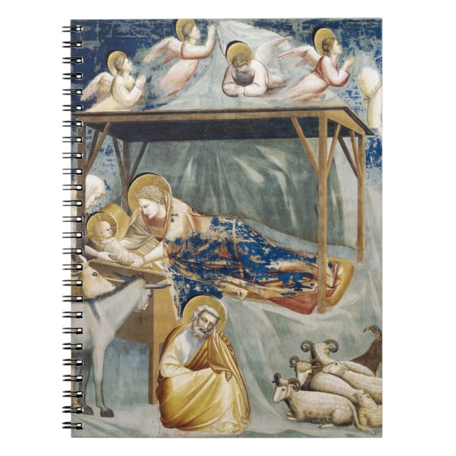 Navitity (Birth of Jesus Christ) (by Giotto) Notebook (Front)