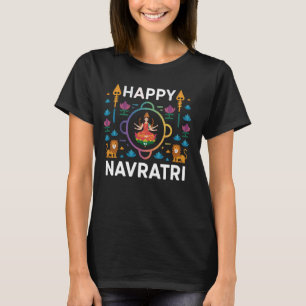 Navratri Graba Hinduism Hindu Goddess Durga 1 T-Shirt