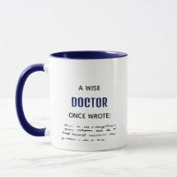 Navy A Wise Doctor Once Wrote Funny Novelty