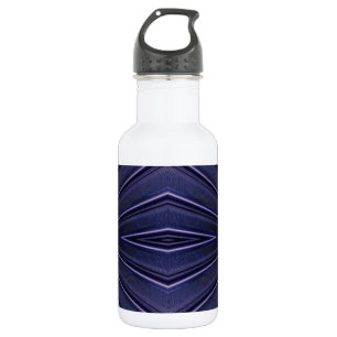 Navy Abstract Pattern 532 Ml Water Bottle