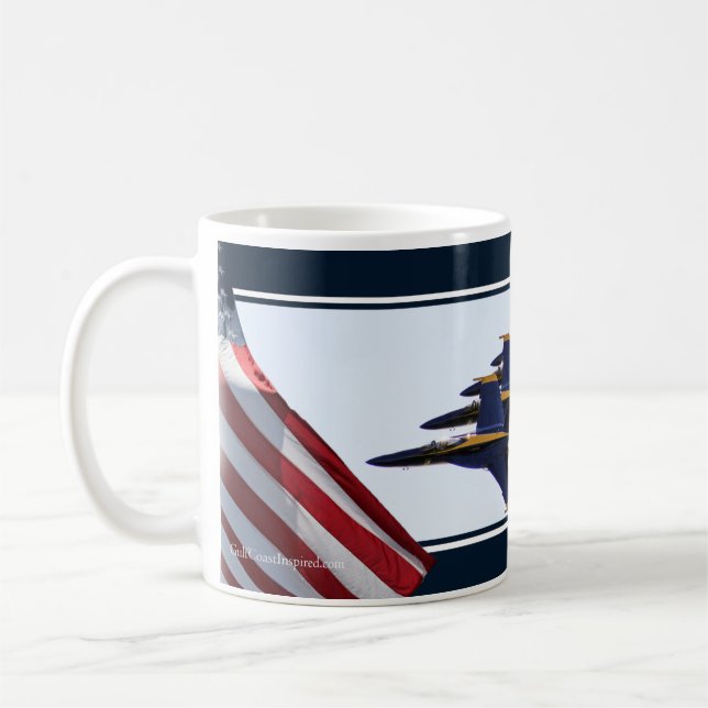 Navy Aerobatics Team Pensacola, FL Coffee Mug (Left)