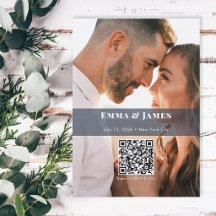 Navy Ampersand Photo Save the Date | Wedding