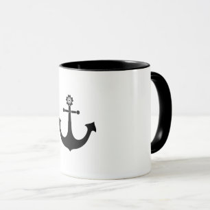 Navy anchor mug