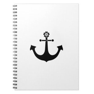 Navy anchor notebook