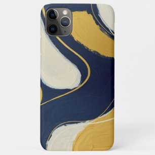 Navy and Gilded Flow iPhone 11 Pro Max Case